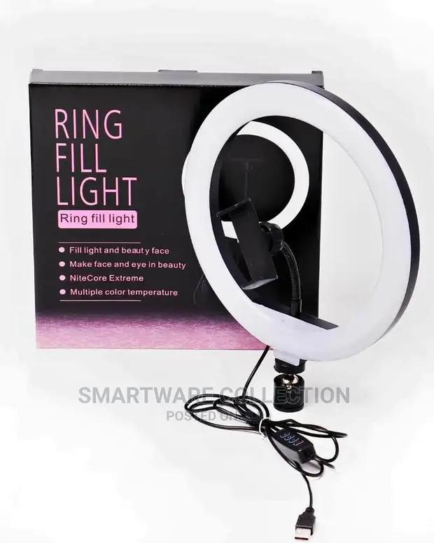 10 Inches Big LED Ring Light For Camera Phone Tiktok Youtube in Dar es Salaam, Tanzania
