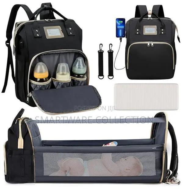 Diaper Bag Backpack, Multifunctional Baby Changing Bag Crib in Dar es Salaam, Tanzania