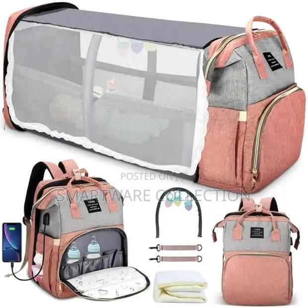Diaper Bag Backpack With Foldable Crib Changing Station in Dar es Salaam, Tanzania