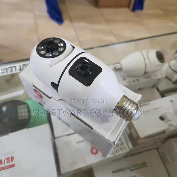 2-in-1 Dual Lens Dual Screen Bulb Wifi Wireless 4MP HD Live in Dar es Salaam, Tanzania