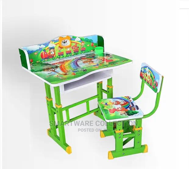High Qulity Printed Study Table and Chair Set With Standard in Dar es Salaam, Tanzania