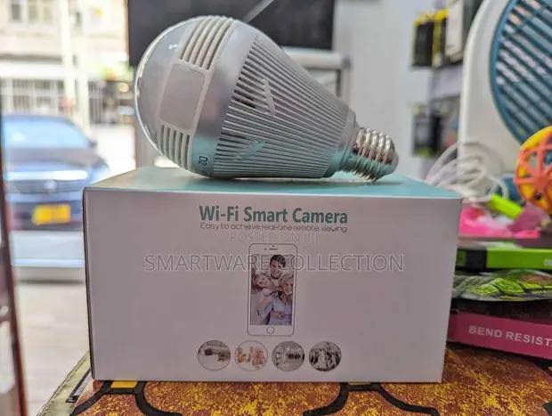 CCTV Bulb Light Wireless Panoramic Lamp Security Camera in Dar es Salaam, Tanzania