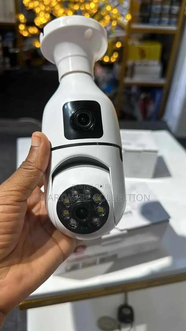 Dual Lens Dual Screen Bulb Wifi Wireless 4MP HD Live View in Dar es Salaam, Tanzania