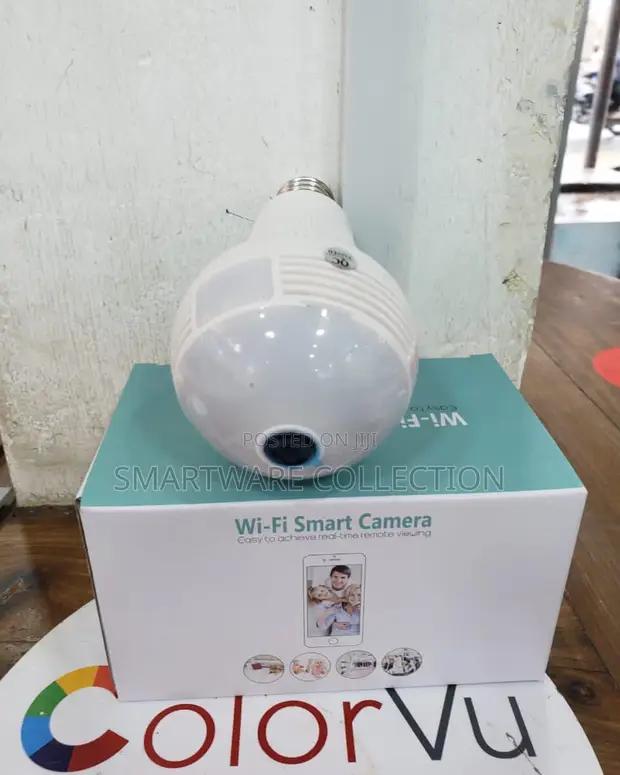Panoramic Light Bulb Wifi Wireless Remote Viewing Spy Camera in Dar es Salaam, Tanzania