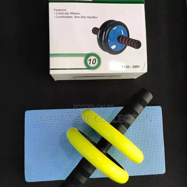 Abdominal Trainer Wheel Roller With Knee Mat in Dar es Salaam, Tanzania