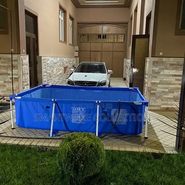 Above Ground Outdoor Rectangular Frame Family Swimming Pool in Dar es Salaam, Tanzania