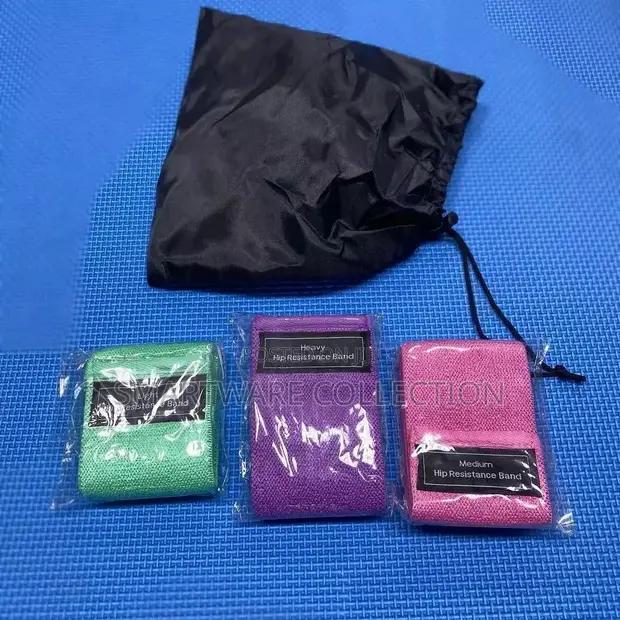 Fabric Hip Bands 3 Sets, Resistance Bands For Legs And Butt in Dar es Salaam, Tanzania