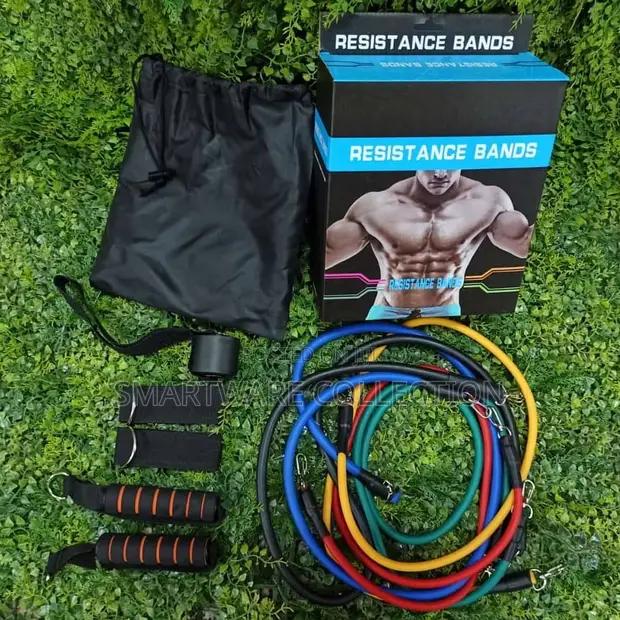 Full Body Resistance Band Exercises Set, Including 5 Bands in Dar es Salaam, Tanzania