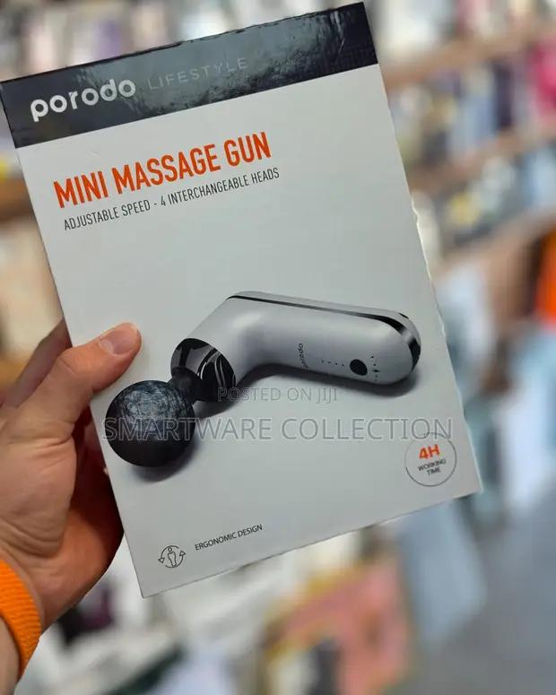 Porodo 12v Speed Mini Massage Gun With Usb-c Port 2000mah in Dar es Salaam, Tanzania