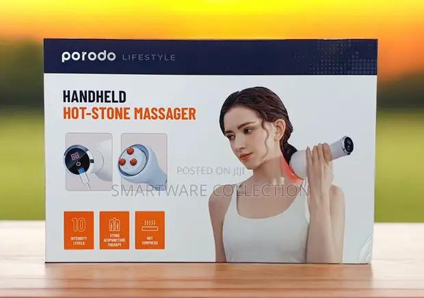 Porodo Lifestyle Handheld Hot-stone Massager 1800mah Battery in Dar es Salaam, Tanzania