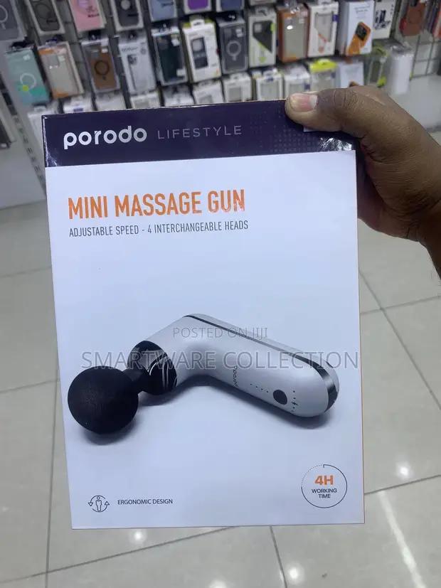 Porodo Lifestyle Mini Massage Gun 2000mah Battery, Cordless in Dar es Salaam, Tanzania