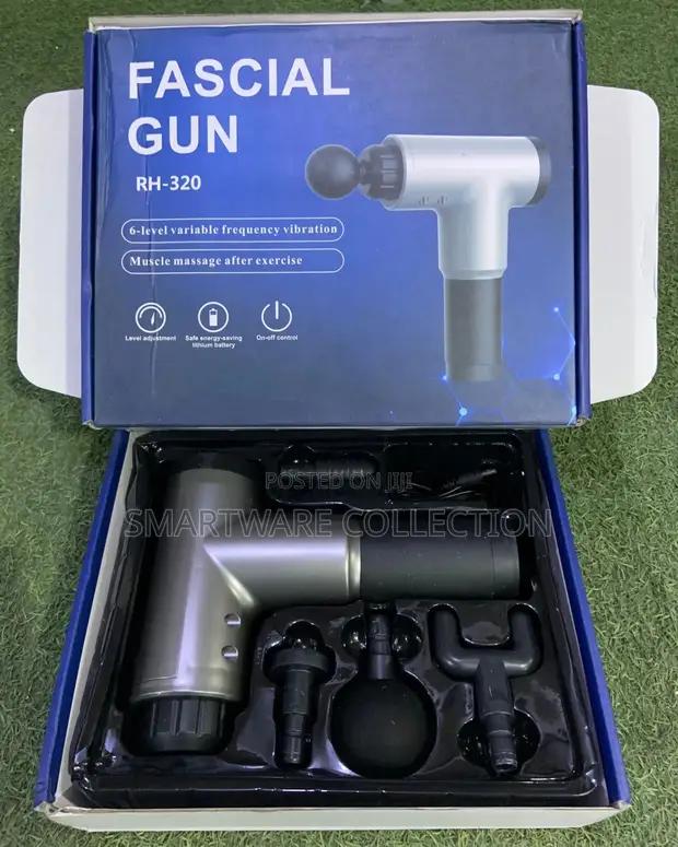 Portable Cordless Massage Gun 4 Head Massager, 6 Speed in Dar es Salaam, Tanzania
