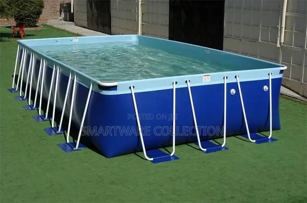 Rectangular Steel Frame Swimming Pool For Adults And Kids in Dar es Salaam, Tanzania