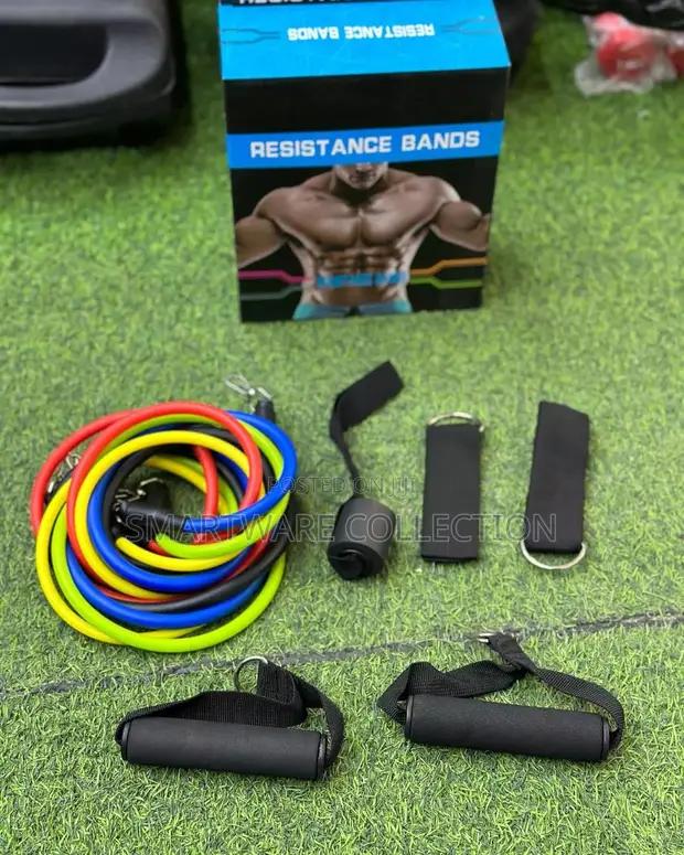 Resistance Band Kit For Yoga, Pilates, Abs, And Fitness in Dar es Salaam, Tanzania