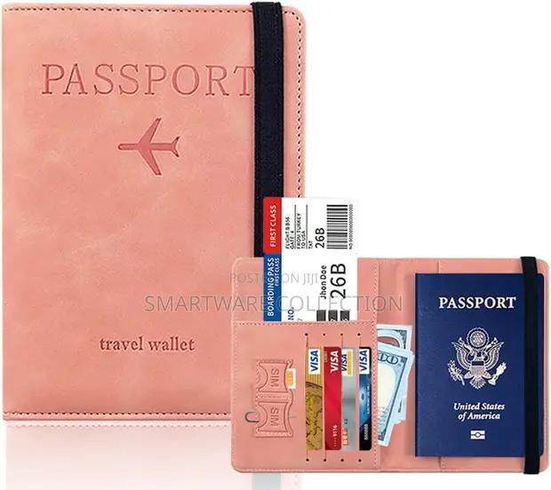 Leather Travel Wallet And Passport Holder Slim Travel Cover in Dar es Salaam, Tanzania