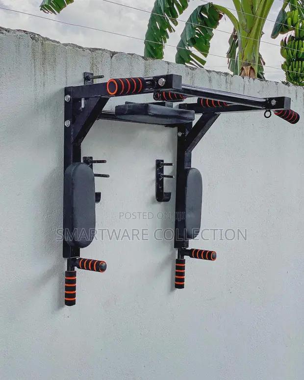 Wall Mount Multi-handle Pull-up Bar Wall Mounted Dip Station in Dar es Salaam, Tanzania