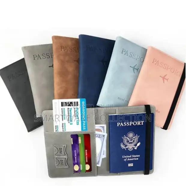 Passport Holder Cover, PU Leather Travel Wallet Case in Dar es Salaam, Tanzania