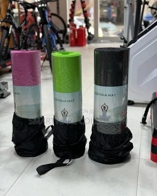 Yoga Mat Non Slip, Yoga Mat With Strap Included 10mm Thick in Dar es Salaam, Tanzania
