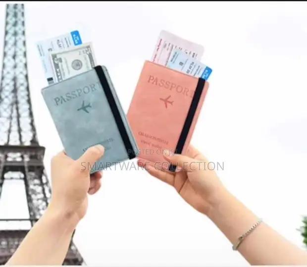 PU Leather Travel Wallet Organizer Blocking Passport Holder in Dar es Salaam, Tanzania