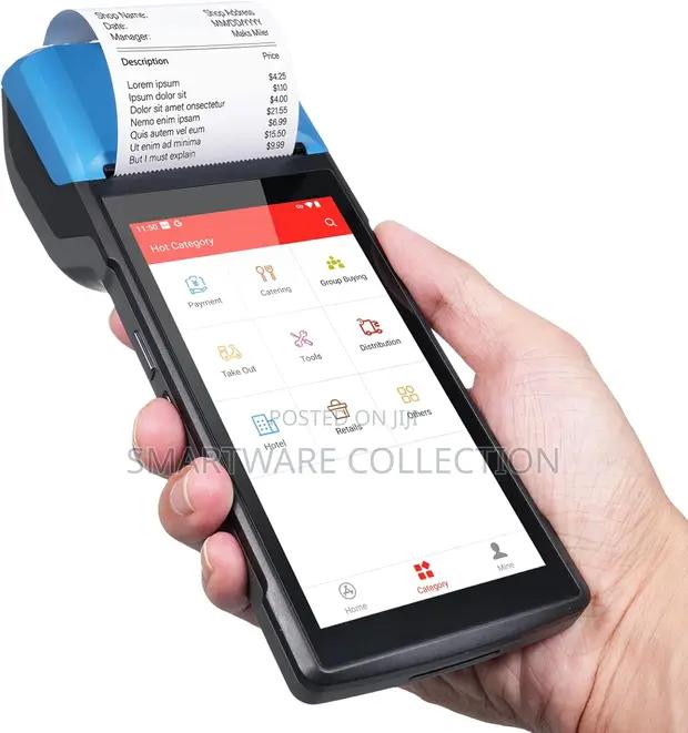 Handheld Pda Pos Android 13.0 Receipt Printer 2gb+16gb in Dar es Salaam, Tanzania
