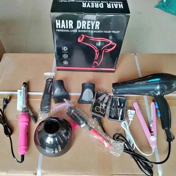 Complete Hair Dryer With Accessories Free Flat Iron in Dar es Salaam, Tanzania