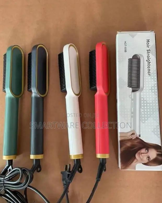 Hair Straightener Brush – Fast Heating Ceramic Hair Straight in Dar es Salaam, Tanzania