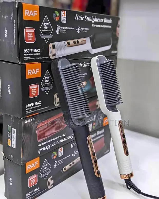 Hair Straightener Brush, Ionic Hair Straightener And Curler in Dar es Salaam, Tanzania