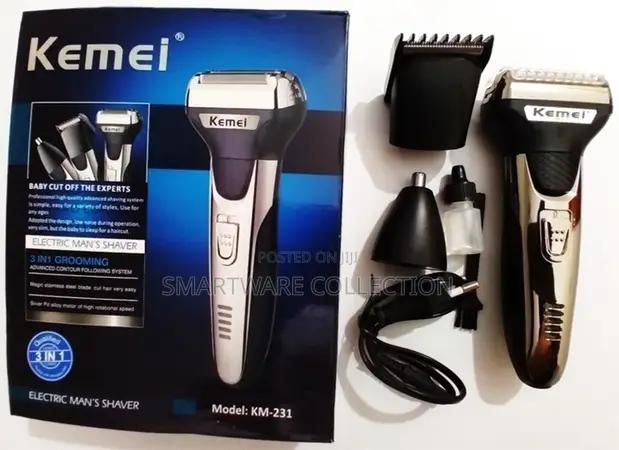 Kemei 3 In 1 Beard Nose Hair Cut Clipper Shaver Machine in Dar es Salaam, Tanzania