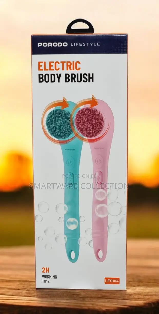 Porodo Lifestyle Electric Body Brush, Soft Bubble Loofah in Dar es Salaam, Tanzania