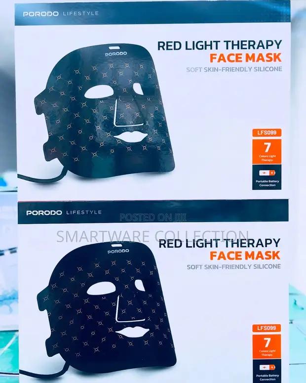 Porodo Red Light Therapy Face Mask With Battery Connection in Dar es Salaam, Tanzania