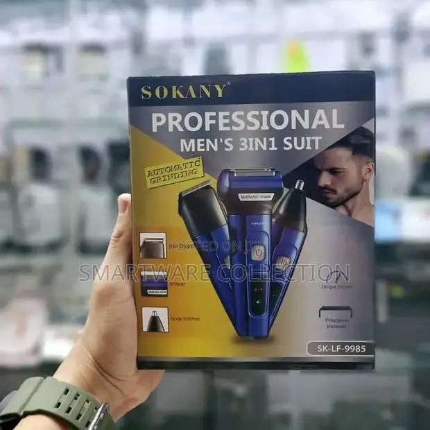 Rechargeable Hair Trimmer Cordless 3 Detachable Heads in Dar es Salaam, Tanzania