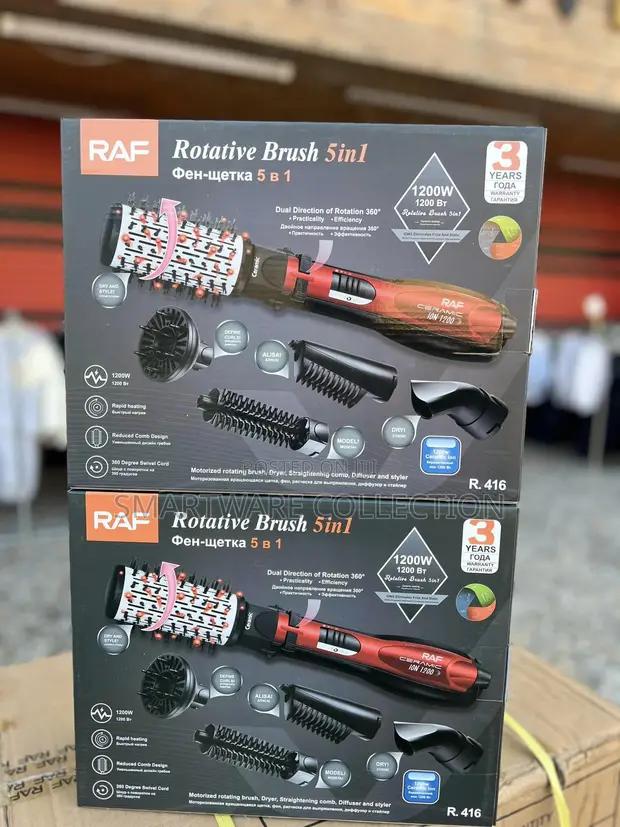 Rotating Hot Air Styling Brush 5-in-1, Hair Dryer Brush Comb in Dar es Salaam, Tanzania