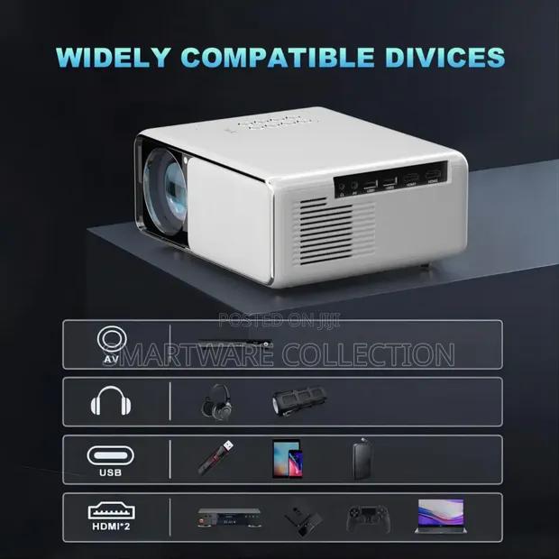 Movie Projector, Adjustable Projected Size Silver Projector in Dar es Salaam, Tanzania