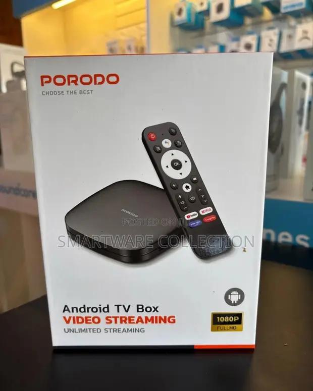 Porodo Android Tv Box, Video Streaming, 2gb Ram, 8gb Rom in Dar es Salaam, Tanzania