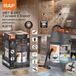 Raf R.8719 20l Wet Dry Vacuum Cleaner With Squeegee Kit in Dar es Salaam, Tanzania