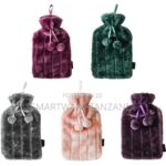 Faux Fur Hot Water Bottle Covers With Pom-pom In 5 Colors in Dar es Salaam, Tanzania