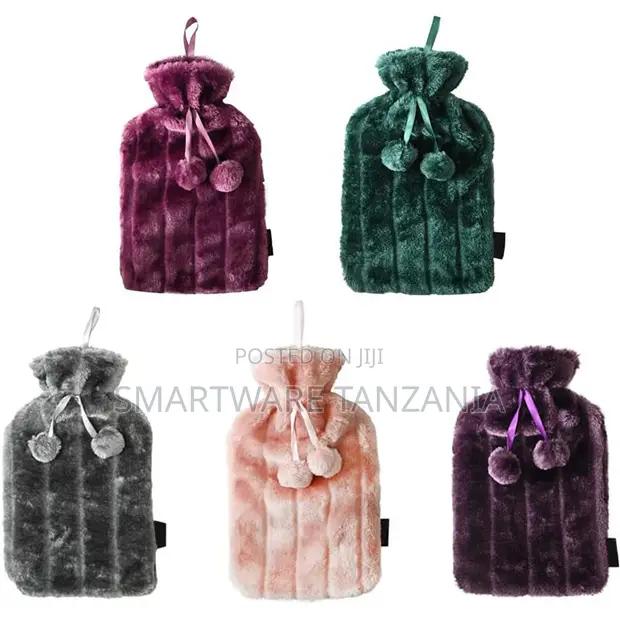 Faux Fur Hot Water Bottle Covers With Pom-pom In 5 Colors in Dar es Salaam, Tanzania