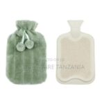 Sage Green Faux Fur Hot Water Bottle With Cover And Bottle in Dar es Salaam, Tanzania
