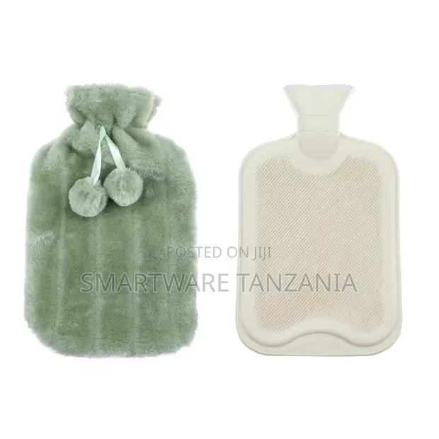 Sage Green Faux Fur Hot Water Bottle With Cover And Bottle in Dar es Salaam, Tanzania