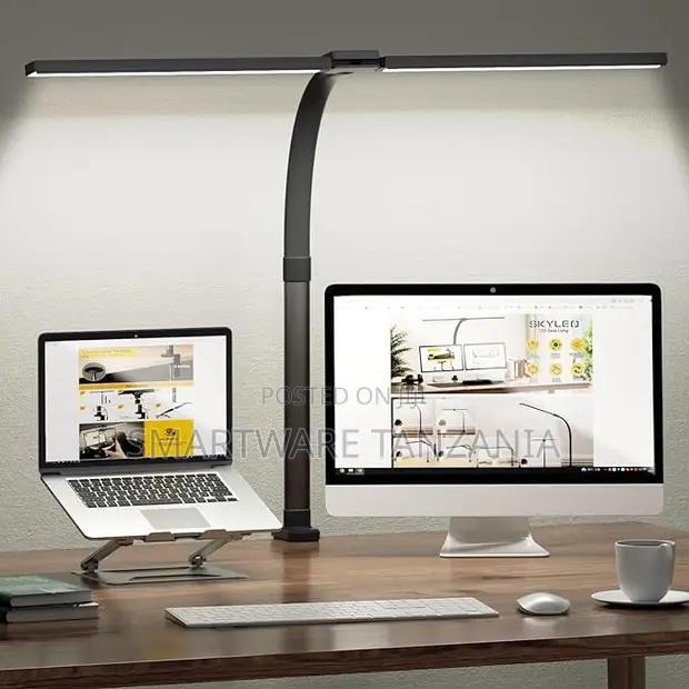 Wide Dual Bar Led Clamp Desk Lamp Dimmable Eye Care Office in Dar es Salaam, Tanzania