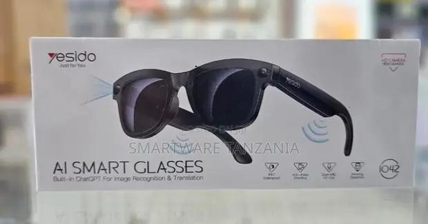 Yesido Io42 Ai Smart Glasses Chatgpt Hd Camera Ipx7 Dual Mic in Dar es Salaam, Tanzania