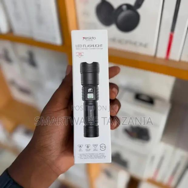 Yesido Led Flashlight 3w Portable Torch Rechargeable Light in Dar es Salaam, Tanzania