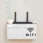 Wall-mounted Wifi Router Storage Shelf Box In White in Dar es Salaam, Tanzania