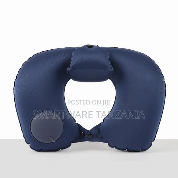 Navy Blue U-shape Travel Pillow With Chin Support Pad in Dar es Salaam, Tanzania