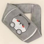 Cute Cat Hot Water Bottle Waist Wrap Plush Heating Pad Grey in Dar es Salaam, Tanzania