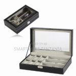 Pu Leather Watch And Sunglasses Organizer Box With Window in Dar es Salaam, Tanzania