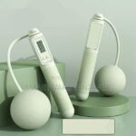 Green Digital Jump Rope With Ball Weights Lcd Counter in Dar es Salaam, Tanzania
