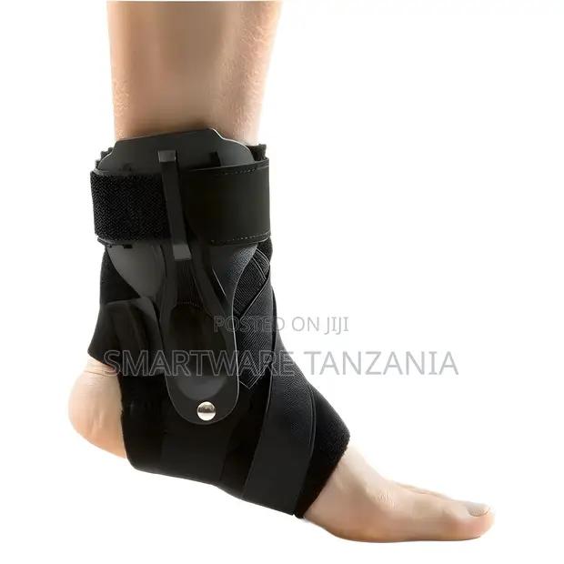 Black Ankle Brace Rigid Lateral Support Shell Sport Recovery in Dar es Salaam, Tanzania