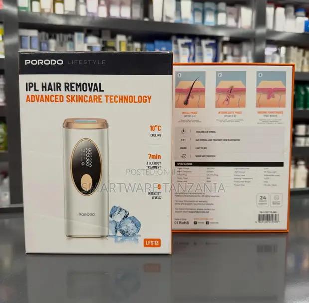 Porodo Ipl Hair Removal Device Advanced Skincare Technology in Dar es Salaam, Tanzania