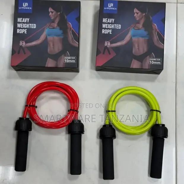 U-powex Heavy Weighted Jump Rope 10mm Diameter Red Yellow in Dar es Salaam, Tanzania